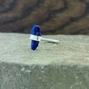NWT 925 Silver and Genuine Lapis Gemstone Ring size 5